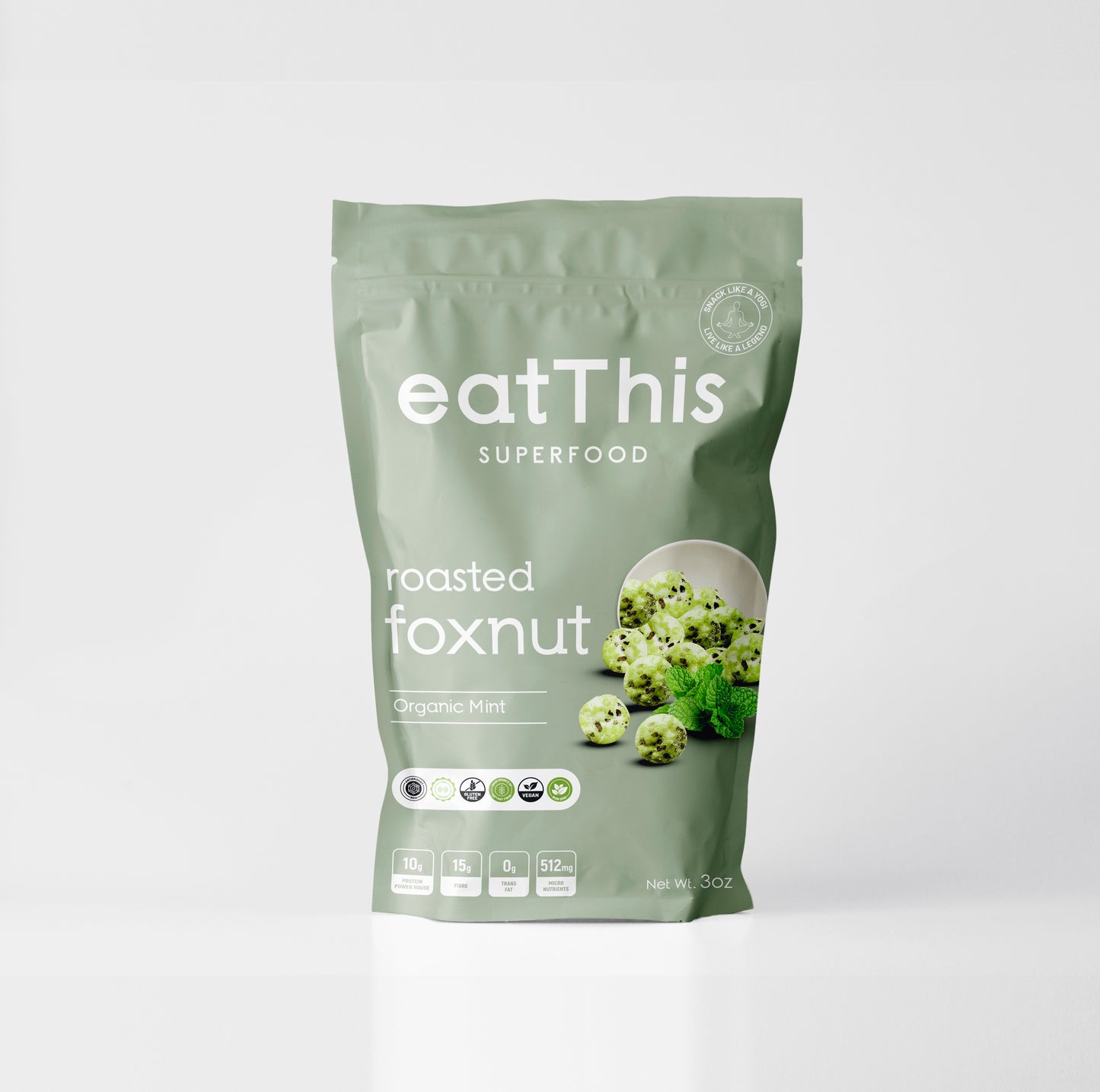 mint flavored foxnuts makhana
