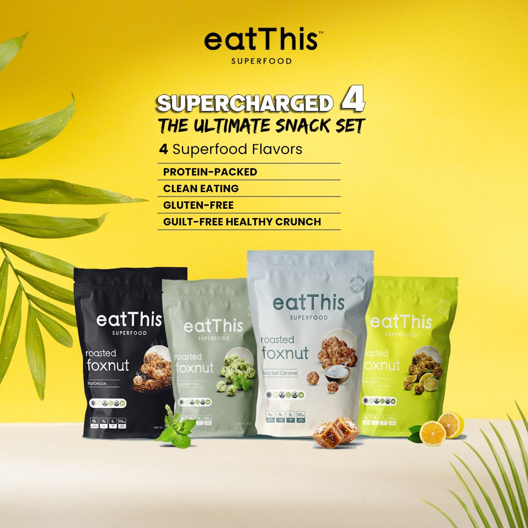 Supercharged (Pack of 4): The Ultimate Snack Set